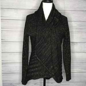 White House Black Market Mohair Glitter Cardigan